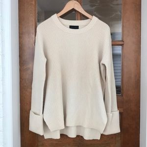 HATCH Collection Cecile Sweater, Warm White, O/S
